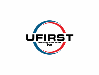 UFIRST Heating and Cooling INC logo design by afra_art