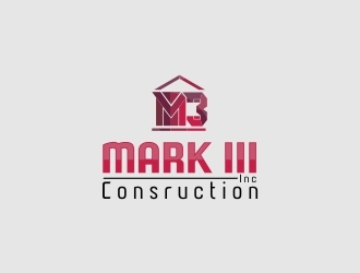 Mark III Consruction Inc logo design by DanizmaArt