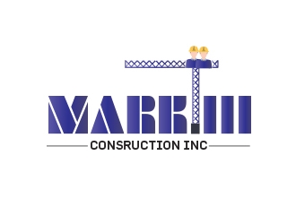 Mark III Consruction Inc logo design by heba