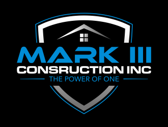 Mark III Consruction Inc logo design by ingepro