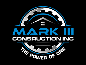 Mark III Consruction Inc logo design by ingepro