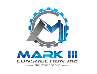 Mark III Consruction Inc logo design by Bl_lue