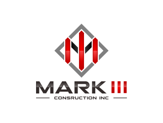Mark III Consruction Inc logo design by andriandesain