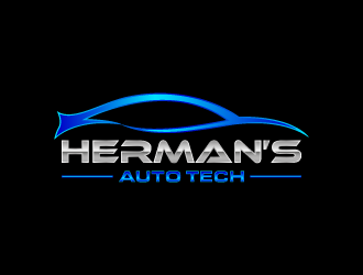 Herman’s Auto Tech  logo design by mhala