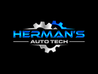 Herman’s Auto Tech  logo design by mhala