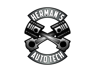 Herman’s Auto Tech  logo design by Kruger
