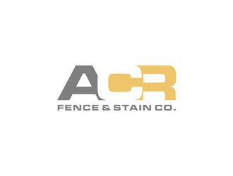 ACR Fence & Stain Co. logo design by johana
