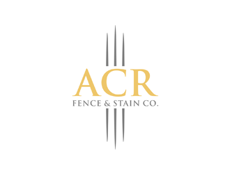 ACR Fence & Stain Co. logo design by johana