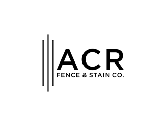 ACR Fence & Stain Co. logo design by johana