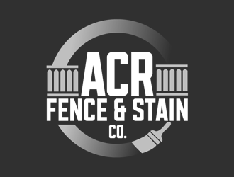 ACR Fence & Stain Co. logo design by megalogos