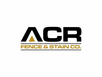 ACR Fence & Stain Co. logo design by santrie