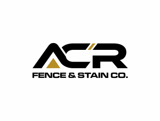 ACR Fence & Stain Co. logo design by santrie
