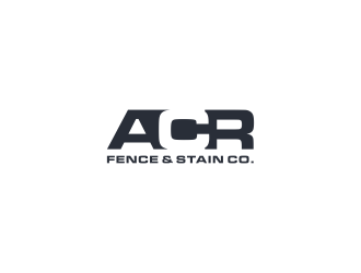 ACR Fence & Stain Co. logo design by haidar