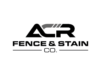 ACR Fence & Stain Co. logo design by mhala