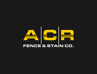 ACR Fence & Stain Co. logo design by alby