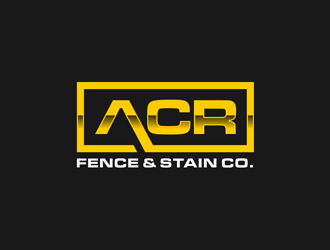ACR Fence & Stain Co. logo design by alby