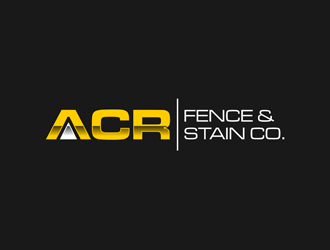 ACR Fence & Stain Co. logo design by alby