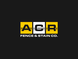 ACR Fence & Stain Co. logo design by alby