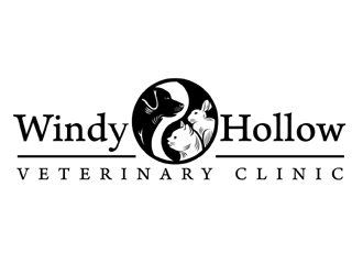 Windy Hollow Veterinary Clinic logo design by MAXR