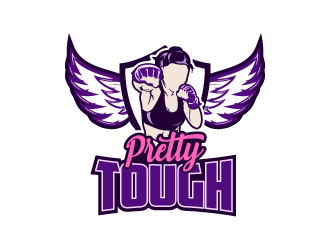 Pretty Tough logo design by lestatic22