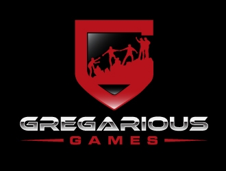 Gregarious Games logo design by Marianne