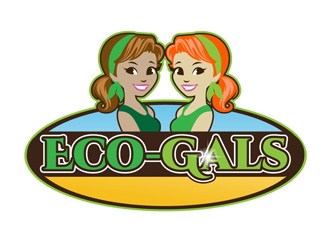 Eco-Gals logo design by DreamLogoDesign