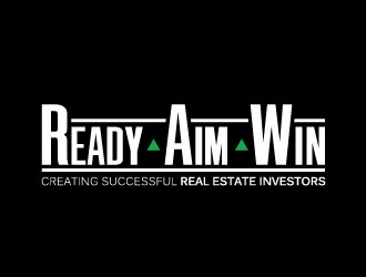 READY • AIM • WIN logo design by sanworks