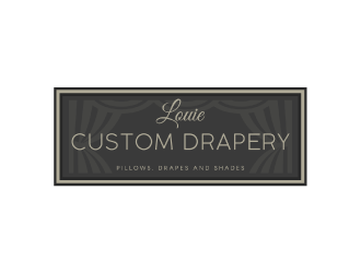 Louie Custom Drapery logo design by nona
