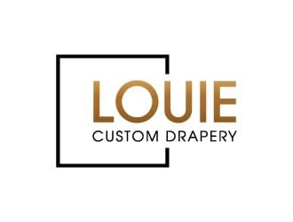 Louie Custom Drapery logo design by J0s3Ph