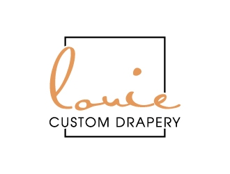 Louie Custom Drapery logo design by J0s3Ph