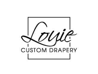 Louie Custom Drapery logo design by J0s3Ph