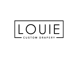 Louie Custom Drapery logo design by denfransko