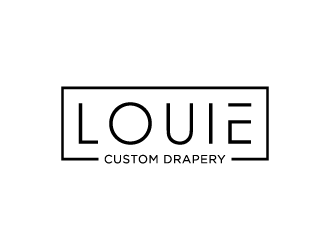 Louie Custom Drapery logo design by denfransko