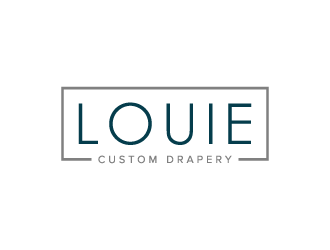 Louie Custom Drapery logo design by denfransko