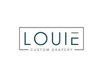 Louie Custom Drapery logo design by denfransko