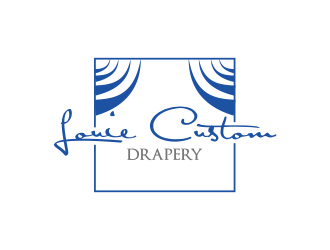 Louie Custom Drapery logo design by Greenlight