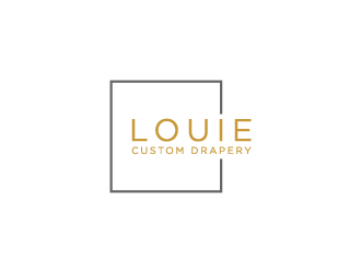 Louie Custom Drapery logo design by pencilhand