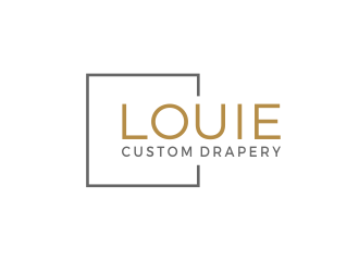 Louie Custom Drapery logo design by kimora
