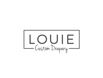 Louie Custom Drapery logo design by kimora