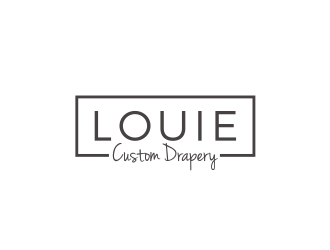 Louie Custom Drapery logo design by kimora