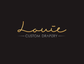 Louie Custom Drapery logo design by YONK