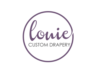 Louie Custom Drapery logo design by keylogo