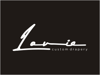 Louie Custom Drapery logo design by bunda_shaquilla