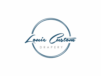 Louie Custom Drapery logo design by giphone