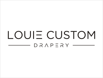 Louie Custom Drapery logo design by bunda_shaquilla