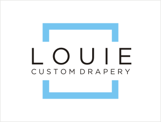 Louie Custom Drapery logo design by bunda_shaquilla