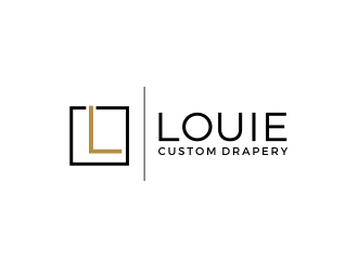 Louie Custom Drapery logo design by kimora