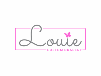 Louie Custom Drapery logo design by mutafailan