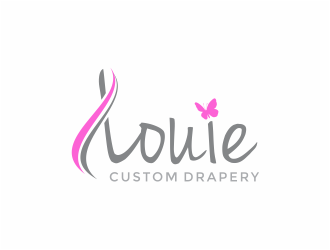 Louie Custom Drapery logo design by mutafailan