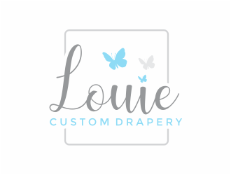 Louie Custom Drapery logo design by mutafailan
